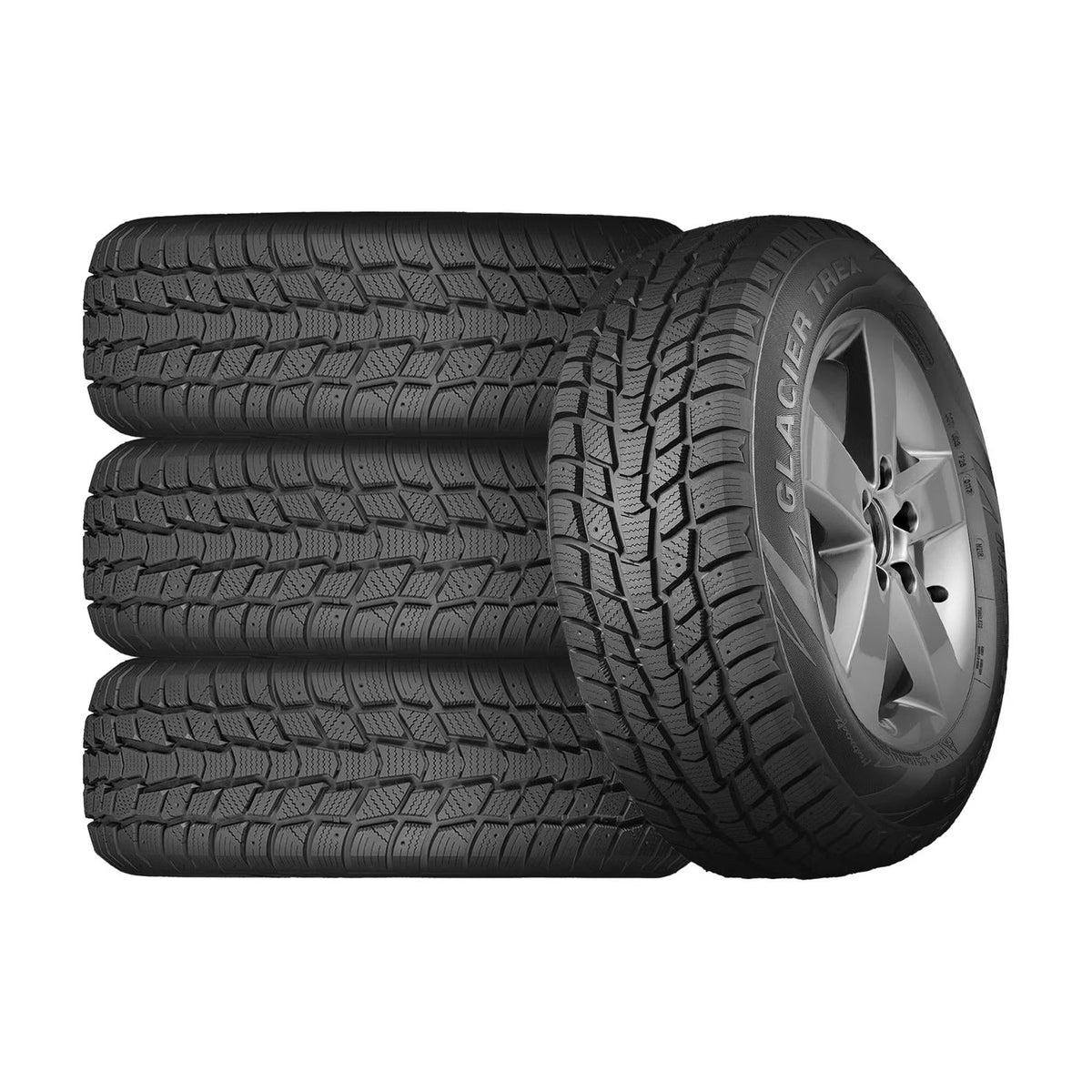 Set of 4 Mastercraft Glacier Trex 185/65R15 88T Tires Fits: 2004-08 Toyota Prius Base, 2003-08 Toyota Corolla CE