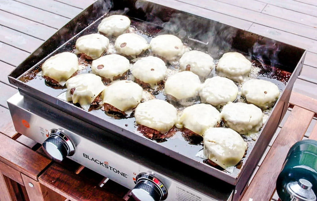 Blackstone 2-Burner 22'' Tabletop Griddle with Stainless Steel Front