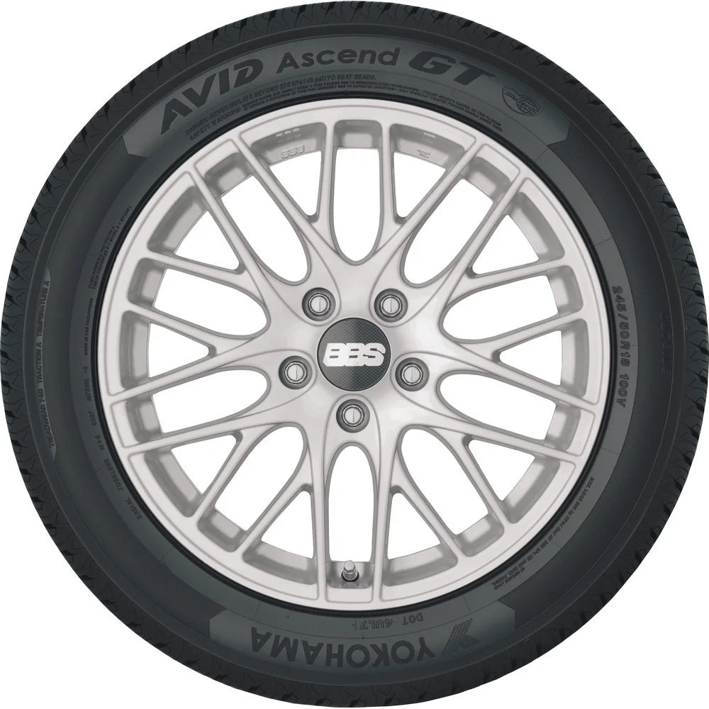 Set of 4 Yokohama Avid Ascend GT 215/50R17XL 95V Tires 2155017 215 50 17