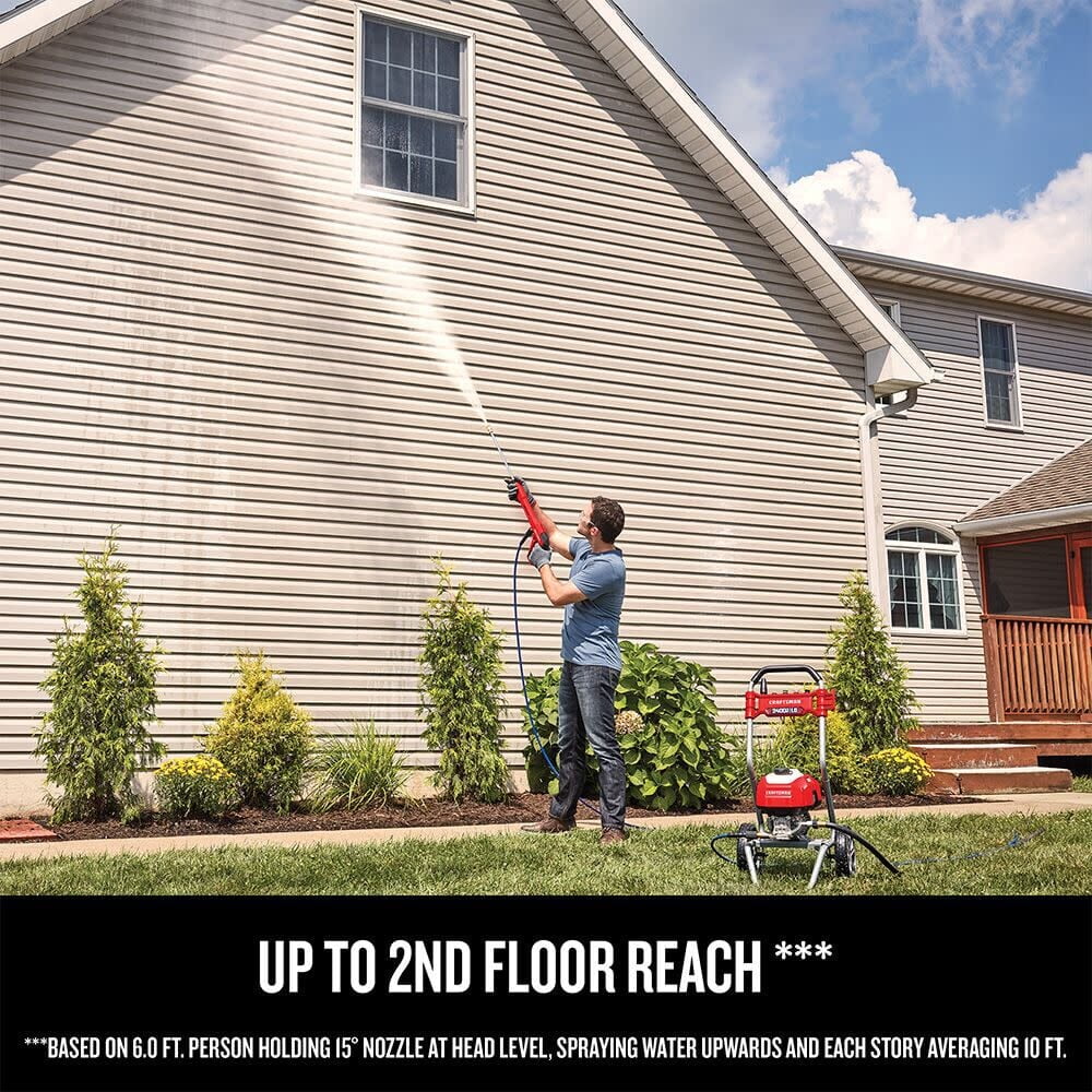 Craftsman 2400 Psi 1.1 Gpm Electric Cold Water Pressure Washer With 6 Spray Nozzles