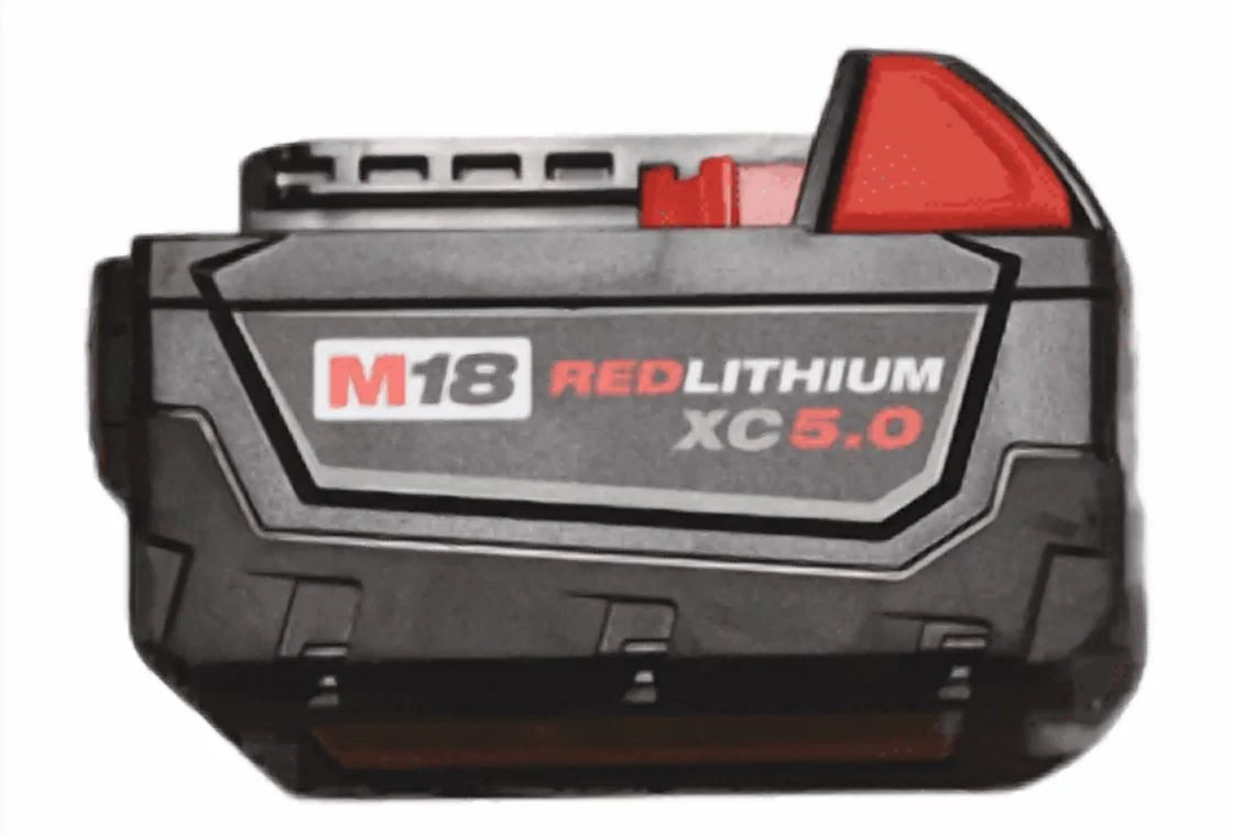 Milwaukee 48-11-1852 M18 REDLITHIUM XC 5.0Ah Extended Capacity 18V Battery Pack C 2-Pack for Cordless Power Tools
