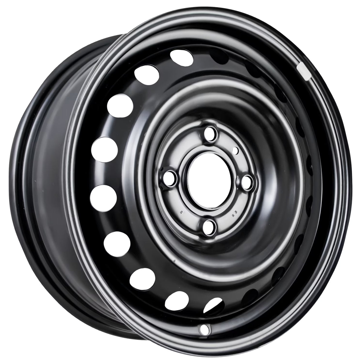 New Aftermarket Painted Black Steel Wheel 15 x 5.5 40300EN10B 18 Hole Style fits 2007-2012 Nissan Versa