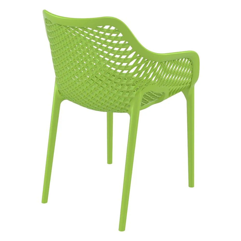 Compamia Air XL Outdoor Patio Dining Arm Chair in Dark Gray
