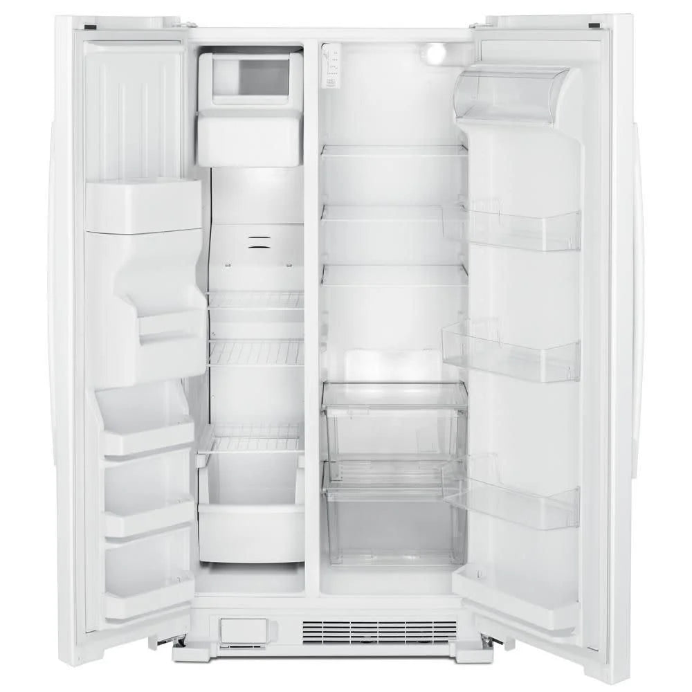 Amana® ASI2575GRS: 36-inch Side-by-Side Refrigerator with Dual Pad External Ice and Water Dispenser