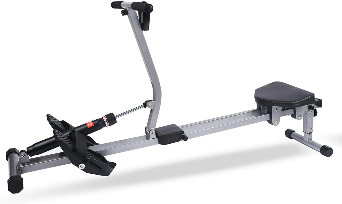 YSSOA Fitness Rowing Machine Rower Ergometer, Digital Monitor and 260 lbs of Maximum Load, Black