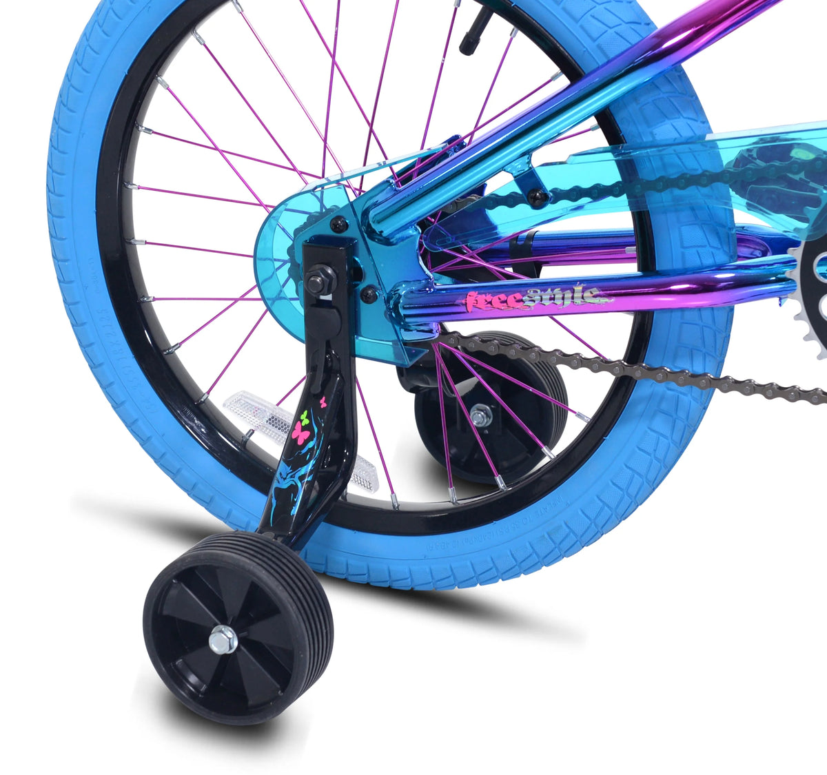 18" Kent Illusion Child Bicycle, 18" Wheels, Child Ages 6-12 Years, Blue/Purple