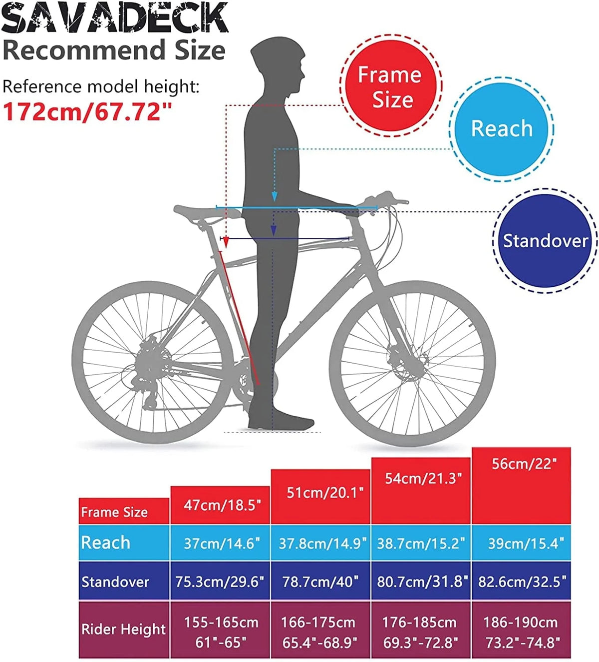 SAVADECK Carbon Road Bike, Warwinds3.0 700C Carbon Fiber Frame Carbon Fork Racing Bicycle with Shimano SORA 18 Speed Derailleur System and Double V Brake.(Black Grey 47cm)