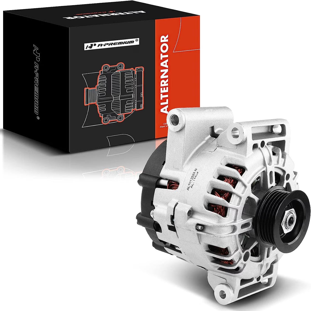 A-Premium Alternator with 12V 120A for Chevrolet Chevy Equinox 2010-2017 & GMC Terrain & Buick Regal - L4 2.4L