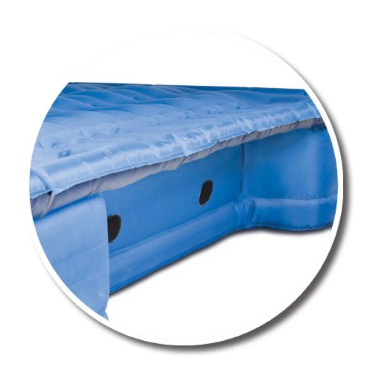 Airbedz by Pittman Outdoors - Truck Bed Air Mattress Full Size 8.0' Ft Bed With Built-In Rechargeable Battery Air Pump Blue