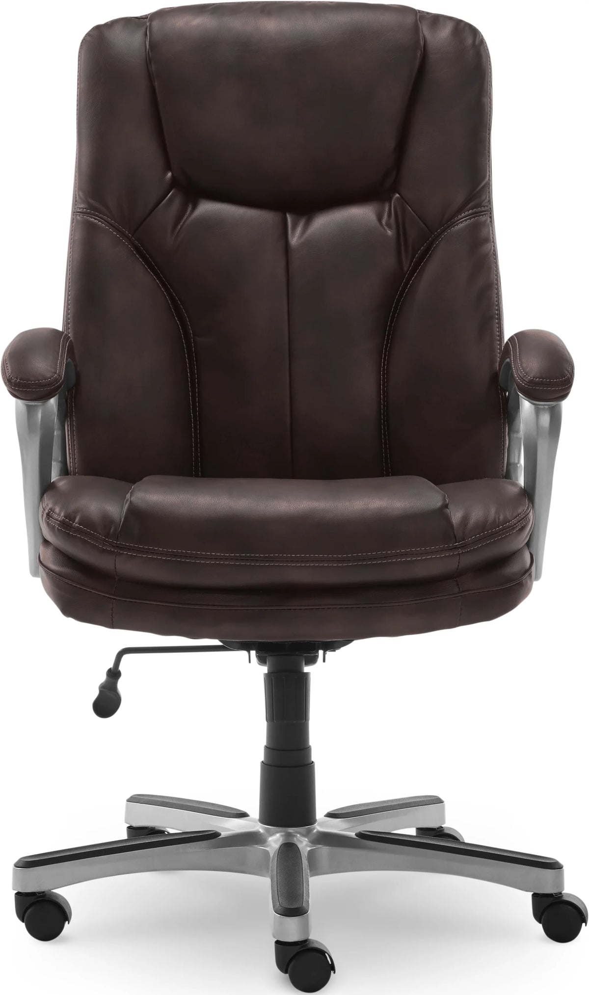 Serta Puresoft Faux Leather Executive Big & Tall Office Chair - Roasted Chestnut