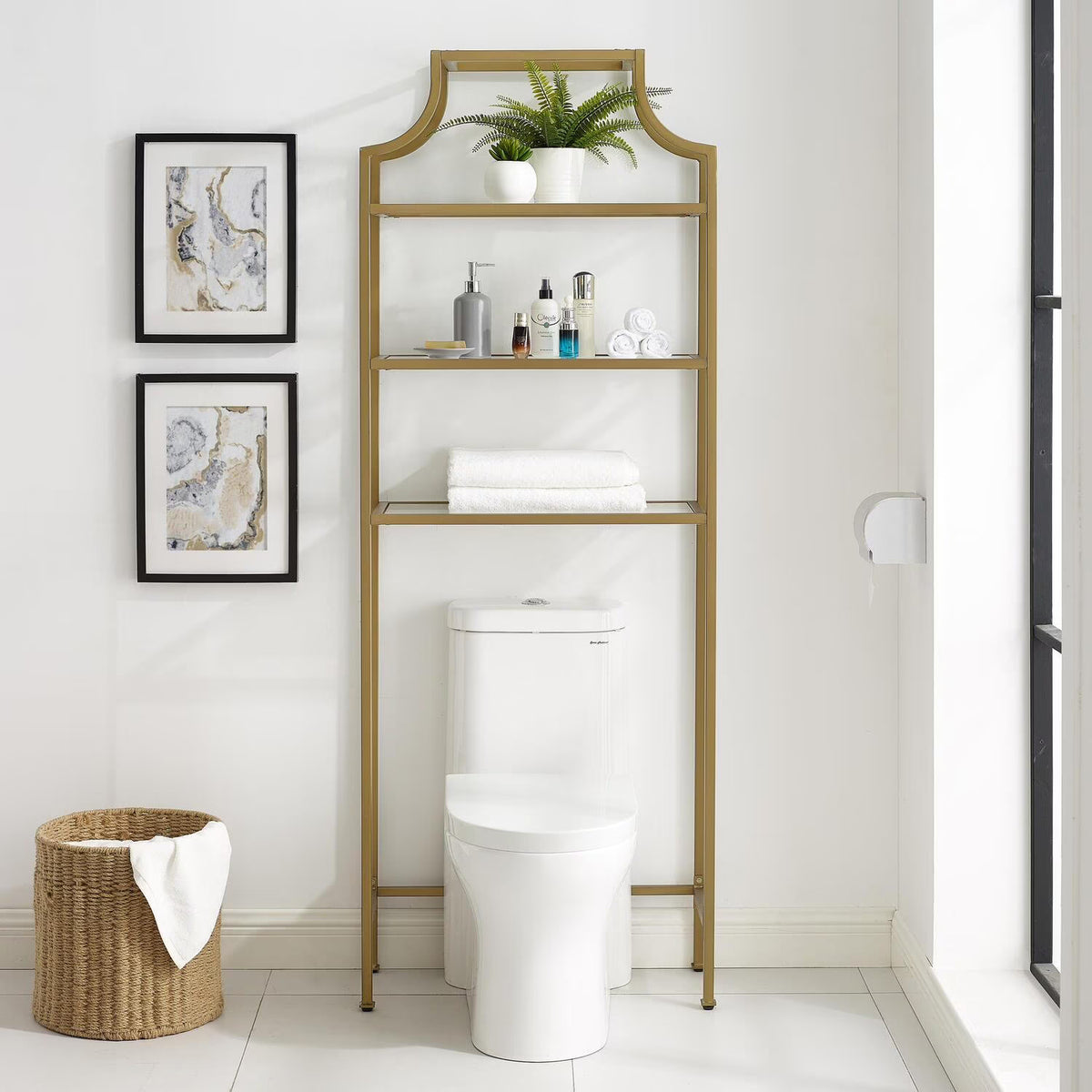 Over the Toilet Storage, Space Saver, Crosley Aimee
