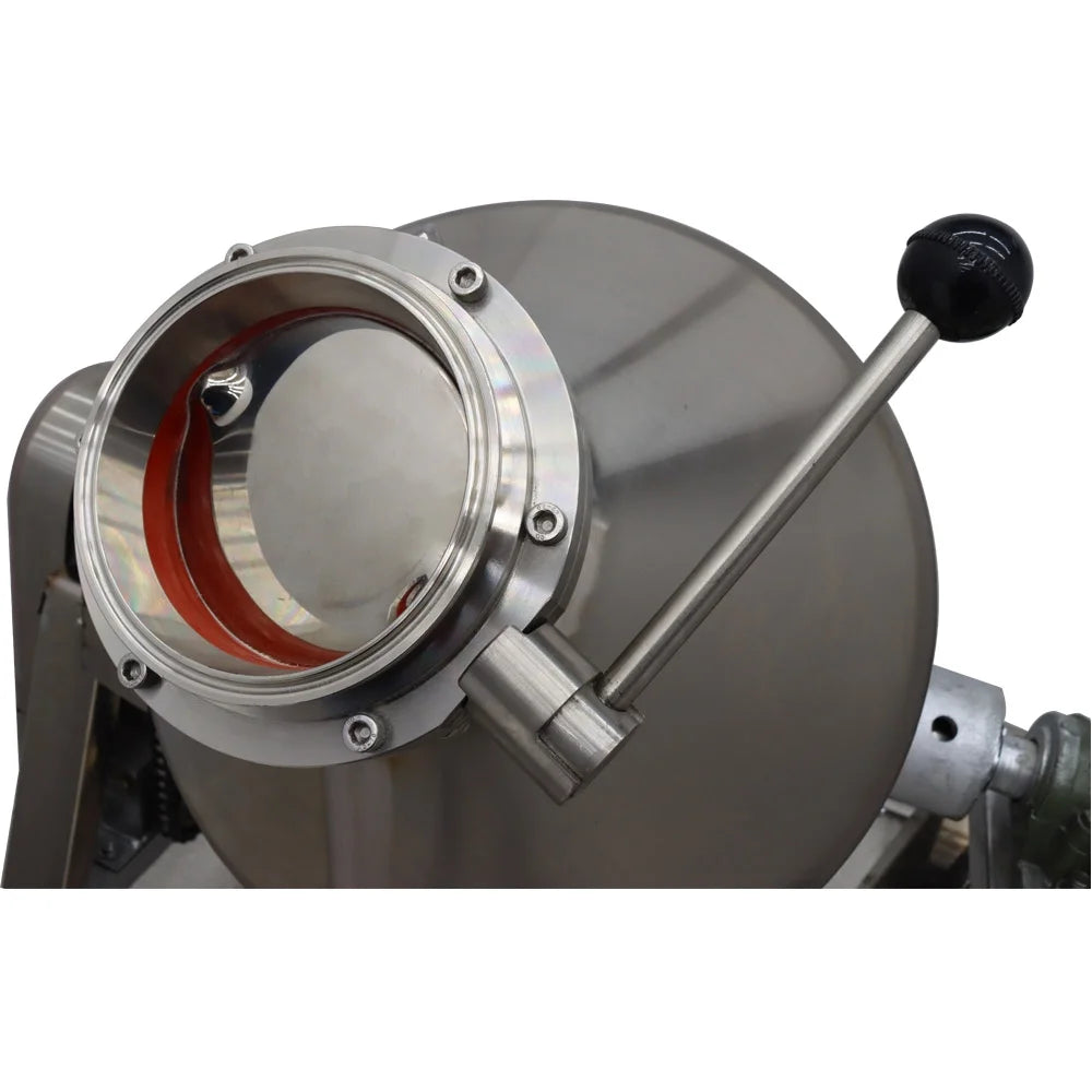 PreAsion 60L Stainless Steel Dry Powder Mixer Metal Metallurgy Powder Blender Drum Powder Blender 110V
