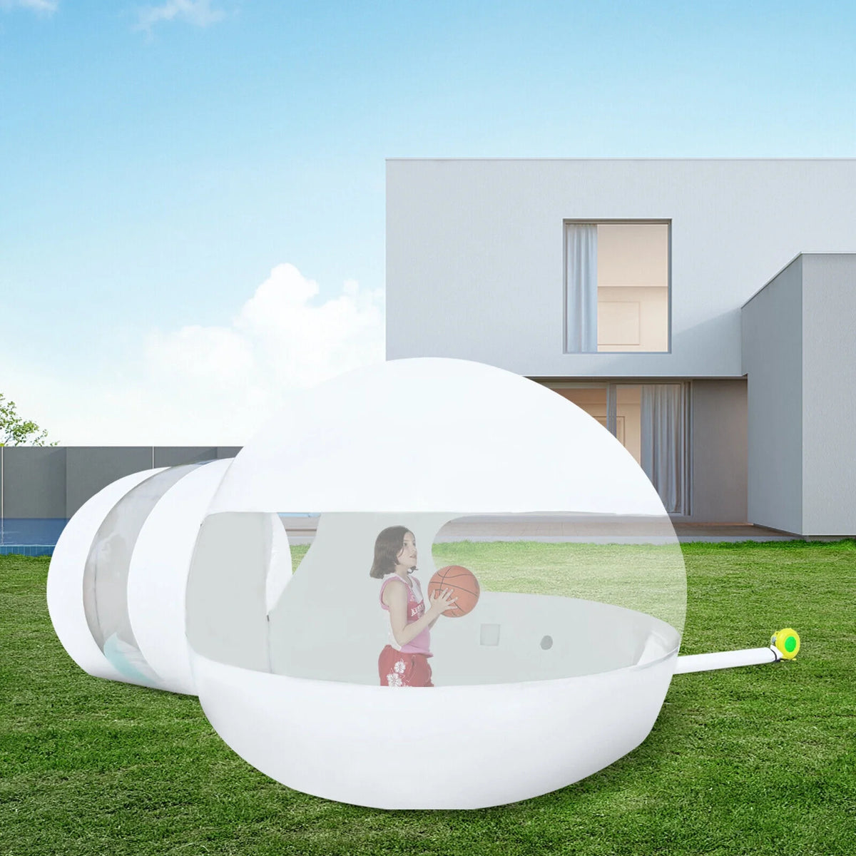 Bubble Tent Inflatable Bubble Tent Camping Hiking Dome House Tent Inflatable Bubble Tent w/Air Blower