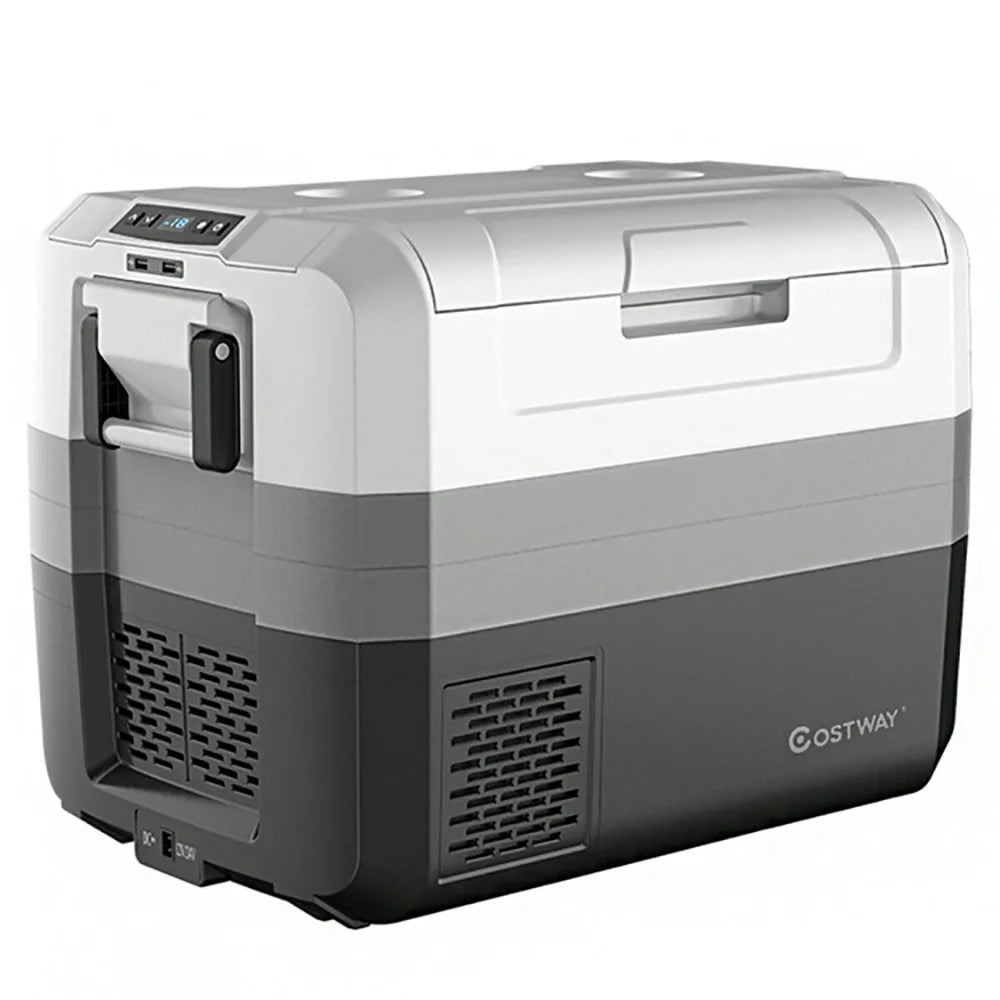 Aimee Lii 58 Quart Portable Electric Camping Car Cooler, Travel Cooler, Outdoor Picnic Camping Equipment for Camping Hiking Traveling