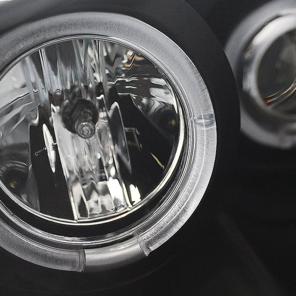 AKKON - For Dodge 07-08 Ram 1500 |2009 2500 3500 Black Dual Halo Projector LED Headlights+ Dark Red Tail Lights