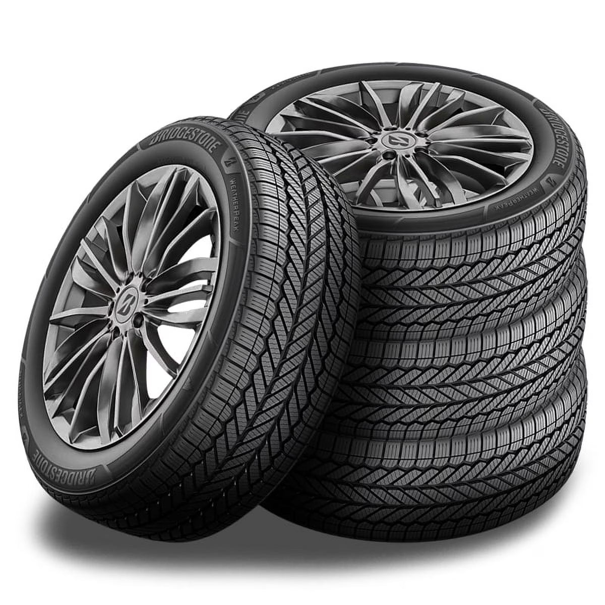 4 Bridgestone WeatherPeak 215/65R17 99H All Season 3PMSF Rated 70K Mi Warranty BR006040 / 215/65/17 / 2156517