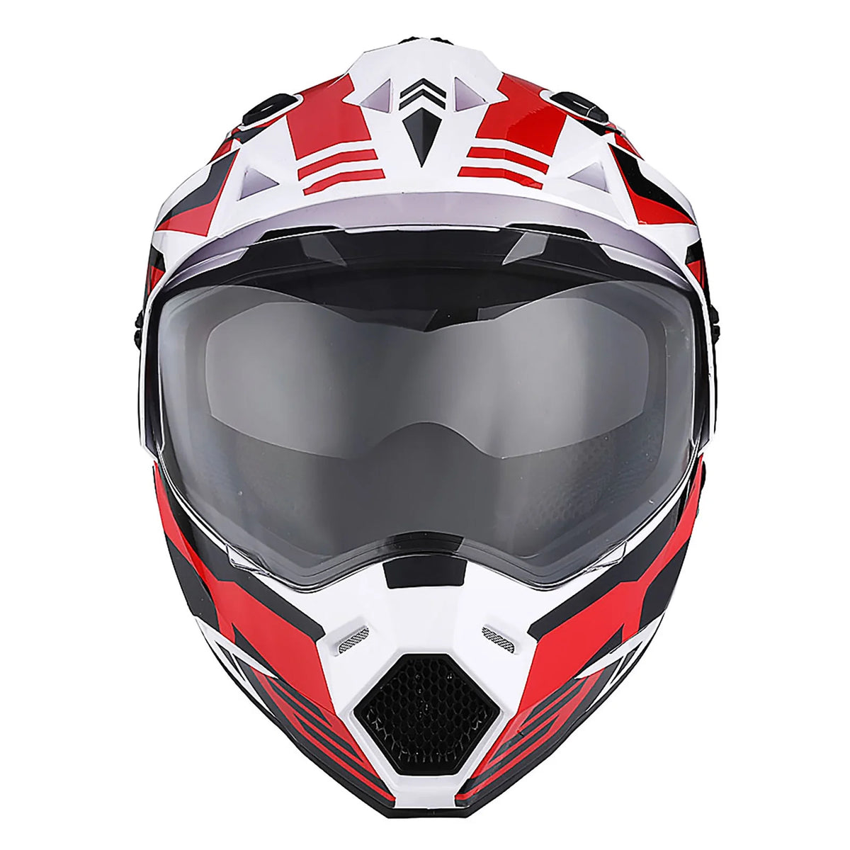 1Storm Youth Kids Dual Sport Dual Visor Motorcycle Motocross Off Road Full Face Helmet: HF802Youth Matt Black + Motorcycle Bluetooth Headset