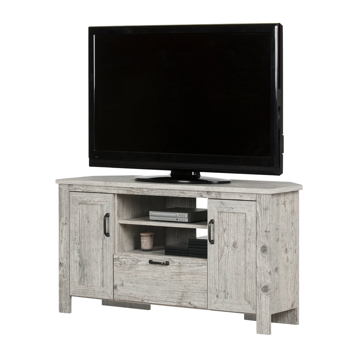 South Shore Lionel Corner TV Stand, Multiple Finishes