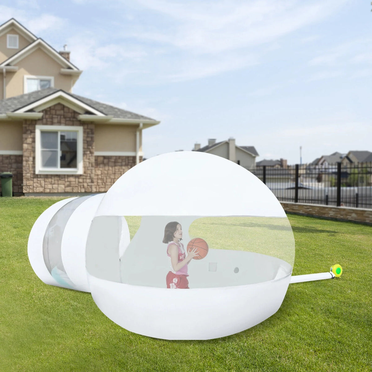 Bubble Tent Inflatable Bubble Tent Camping Hiking Dome House Tent Inflatable Bubble Tent w/Air Blower