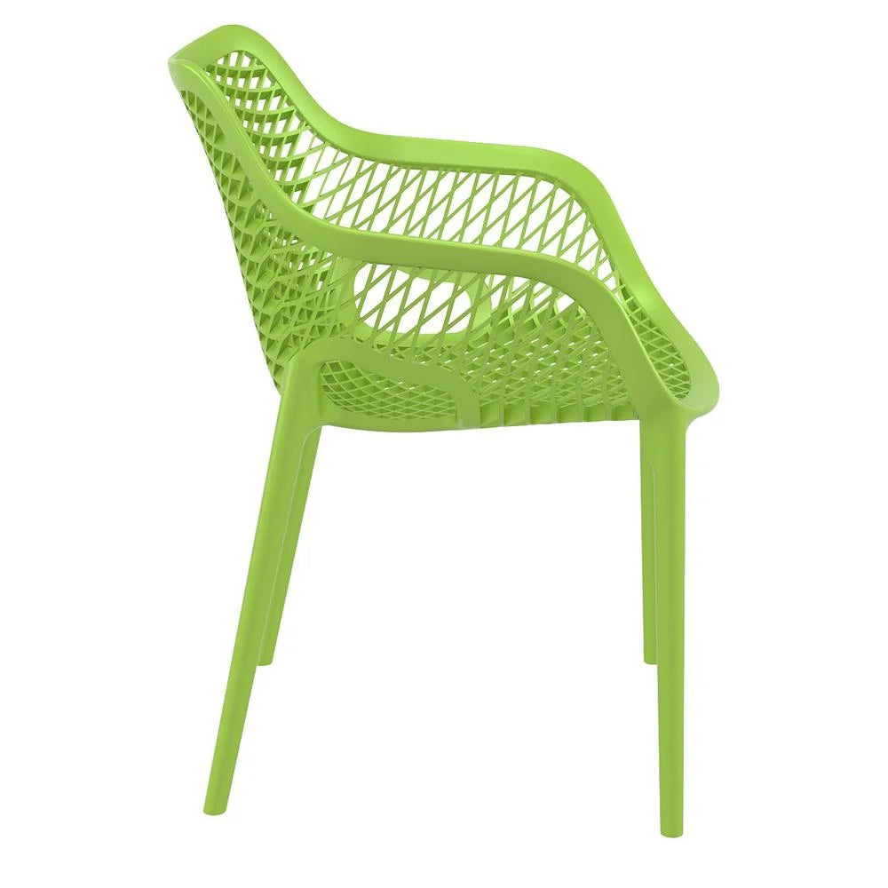 Compamia Air XL Outdoor Patio Dining Arm Chair in Dark Gray