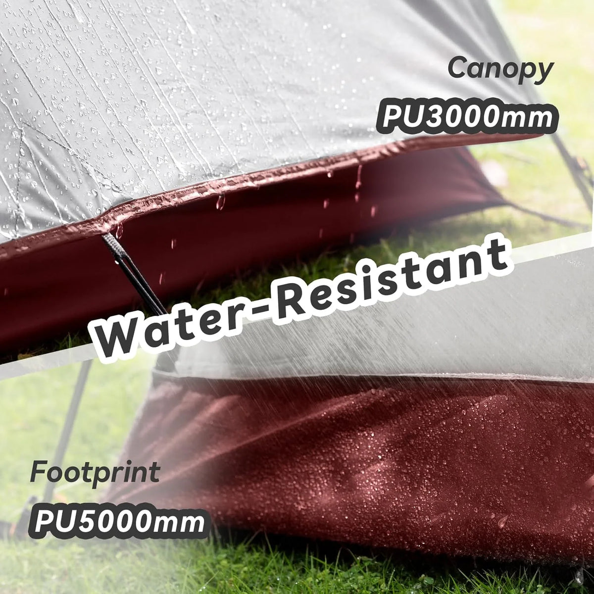 Camping Tent 2/3/4 Person, Professional Waterproof & Windproof Lightweight Backpacking Tent Suitable for Outdoor,Hiking,Camping, Mountaineering and Travel