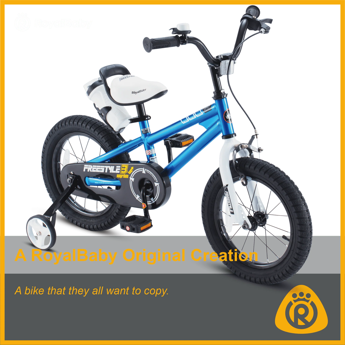 Royalbaby Freestyle Kids Bike 12 14 16 18 20 Inch Bicycle for Boys Girls Ages 3-12 Years, Multiple Color Options