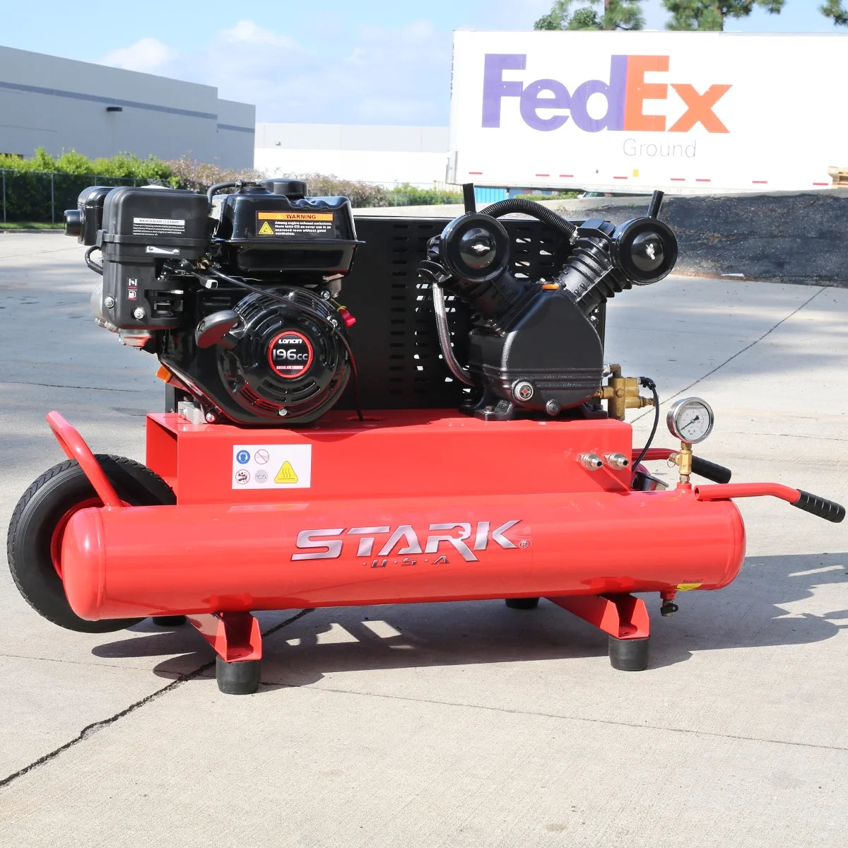 XtremepowerUS 10 Gallon Ultra Quiet Portable Air Compressor, 3.5HP, 125 PSI, Oil-Lubricated, 120V