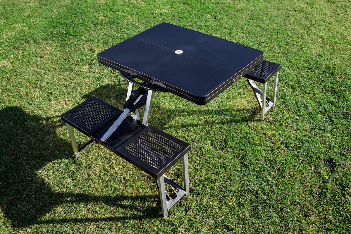 Picnic Time Red Folding Picnic Table