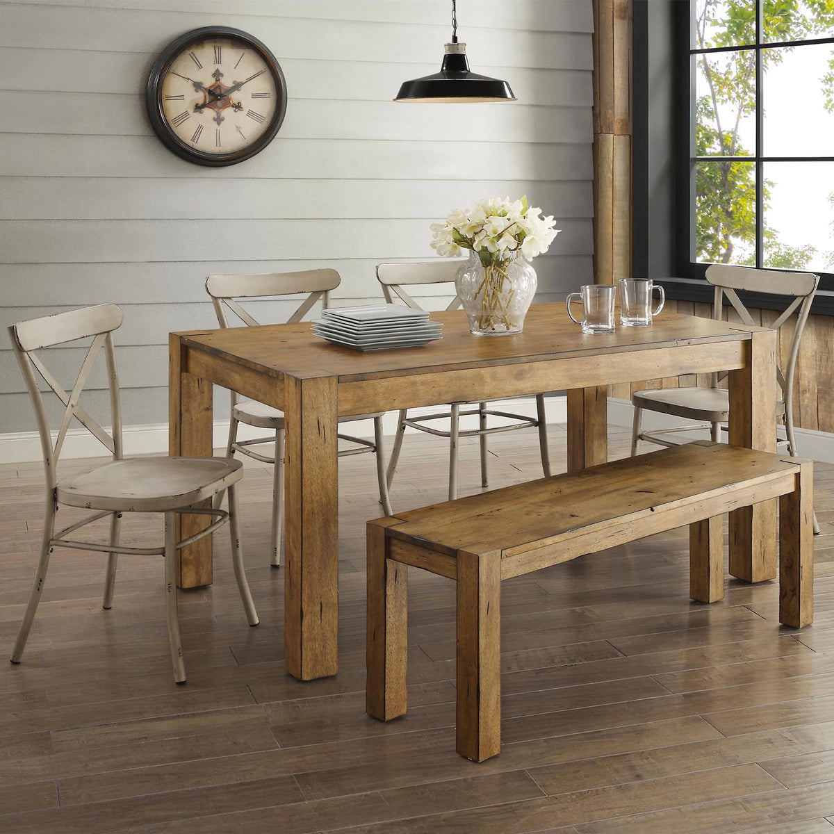 Better Homes & Gardens Bryant Dining Table, Rustic Brown