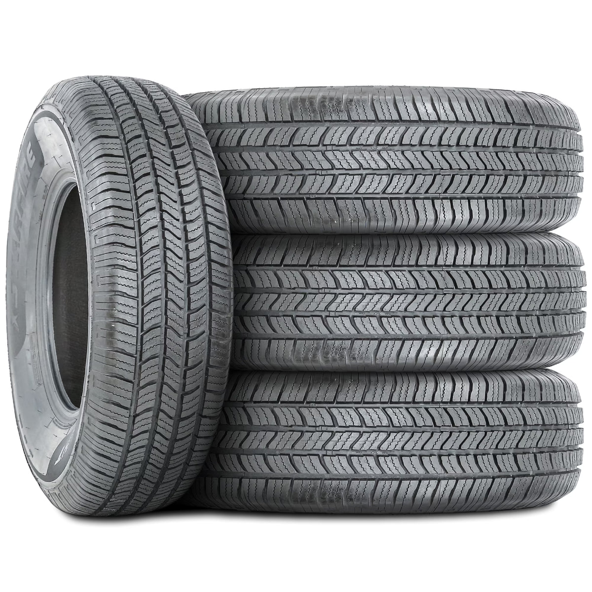 Set of 4 (FOUR) Starfire Solarus HT 225/75R16 104T A/S All Season Tires Fits: 2010-16 Jeep Wrangler Unlimited Sport, 2003-04 Jeep Grand Cherokee Laredo