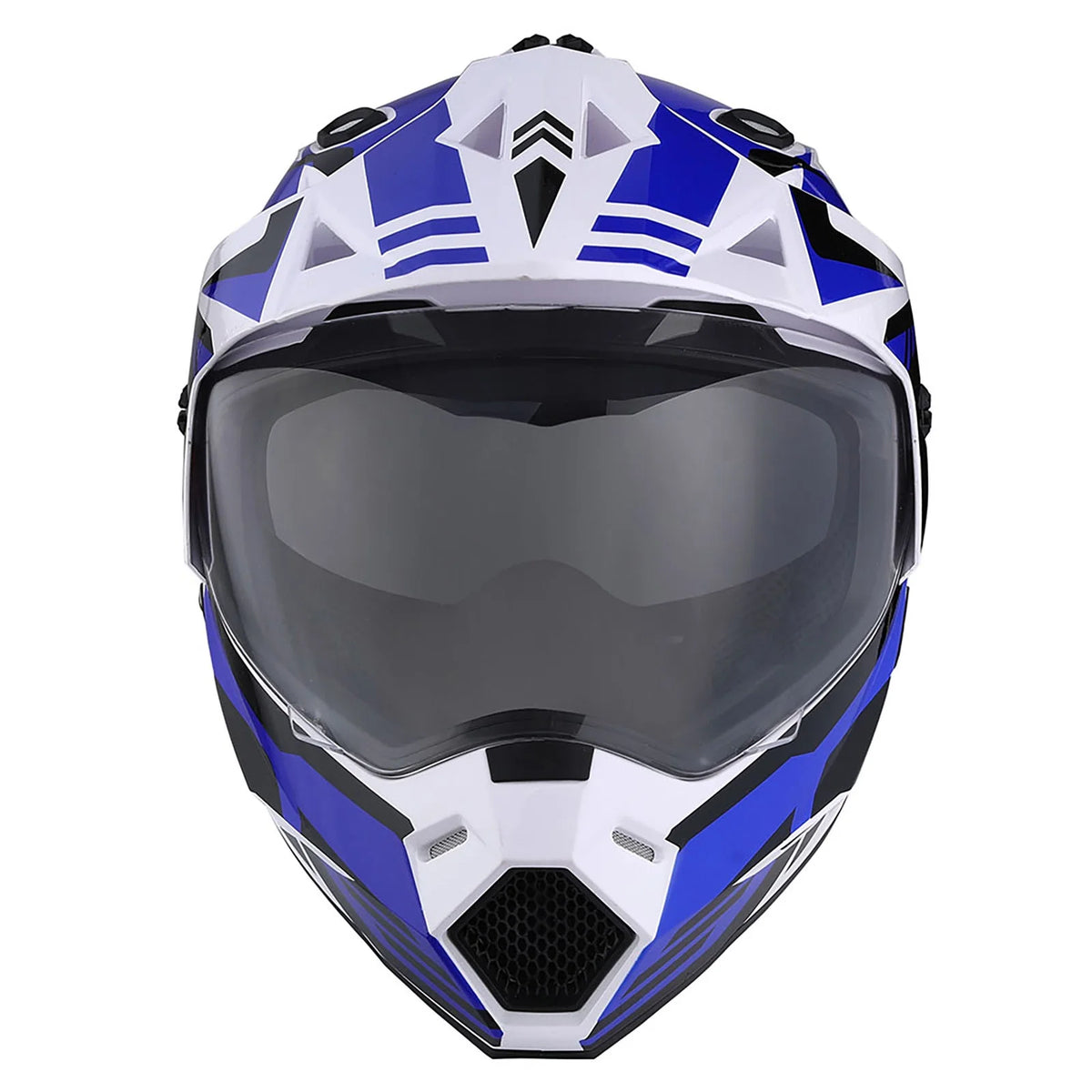 1Storm Youth Kids Dual Sport Dual Visor Motorcycle Motocross Off Road Full Face Helmet: HF802Youth Matt Black + Motorcycle Bluetooth Headset