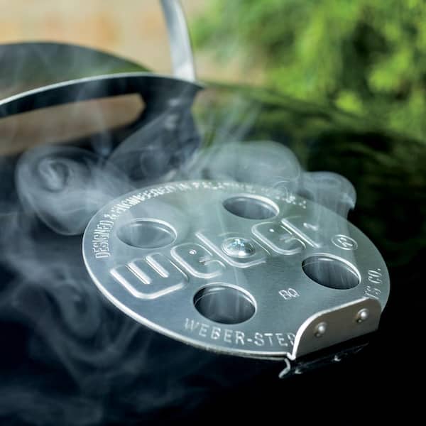 22 in. Original Kettle Premium Charcoal Grill in Black with Built-In Thermometer