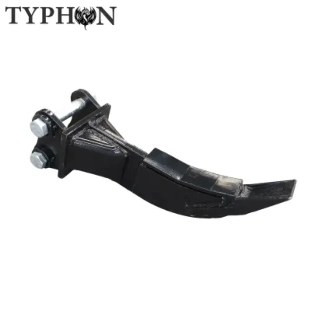 TYPHON 10-in-1 Mini Excavator Attachment Bundle C Quick Coupler, Buckets, Rake, Ripper, Auger, Grapple, Tilt Bucket & Hydraulic Hammer C Fits 0.6C2 Ton Excavators, Heavy-Duty Tools Kit