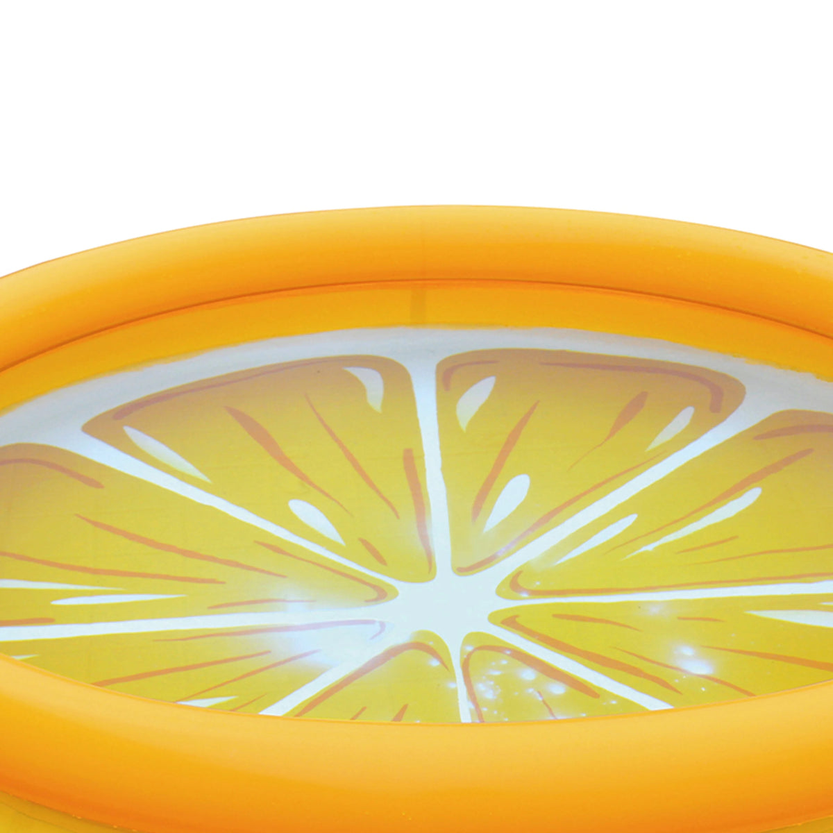 JLeisure Sun Club 17789 5' x 16.5" 3D Orange Inflatable Outdoor Backyard Kids Swimming Pool