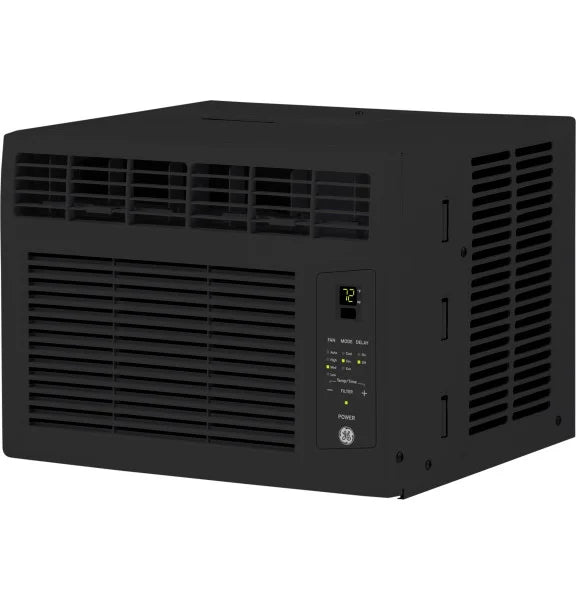 GE? 6,000 BTU Electronic Window Air Conditioner for Small Rooms up to 250 sq ft., Black