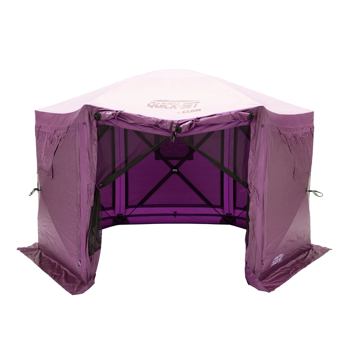 Clam Quick Set Pavilion Portable Camping Outdoor Gazebo Canopy Screen