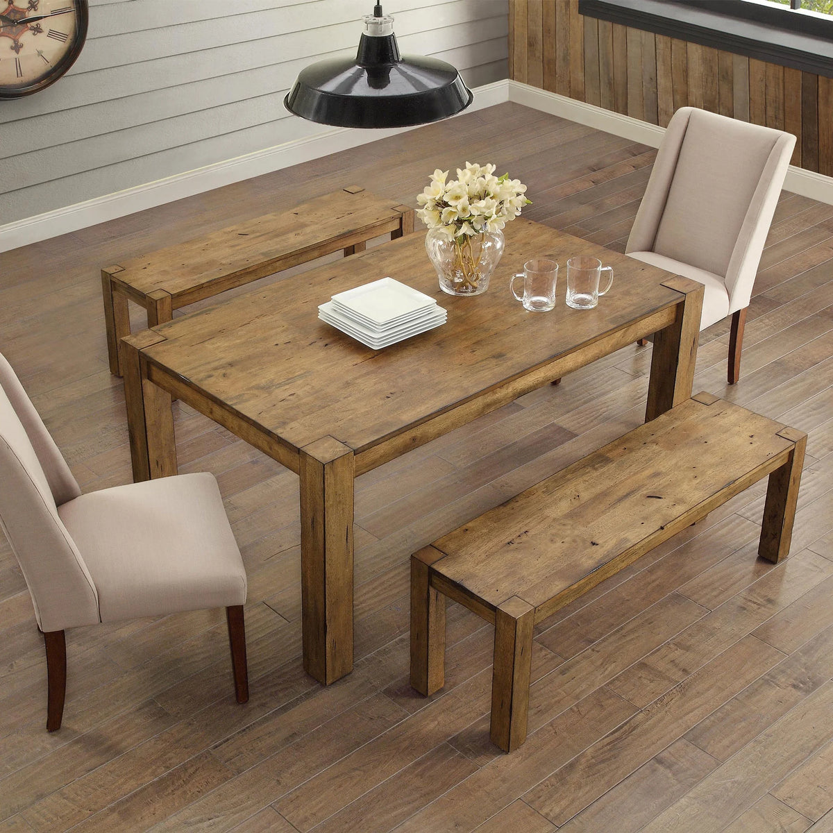 Better Homes & Gardens Bryant Dining Table, Rustic Brown