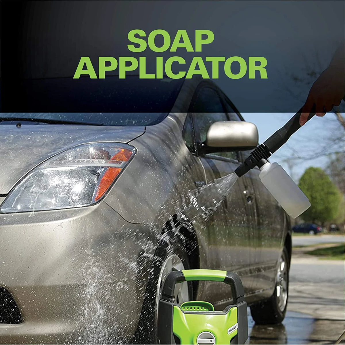 Greenworks 1600 Psi (1.2 GPM) Electric Pressure Washer Great for Cars, Patios, Driveways