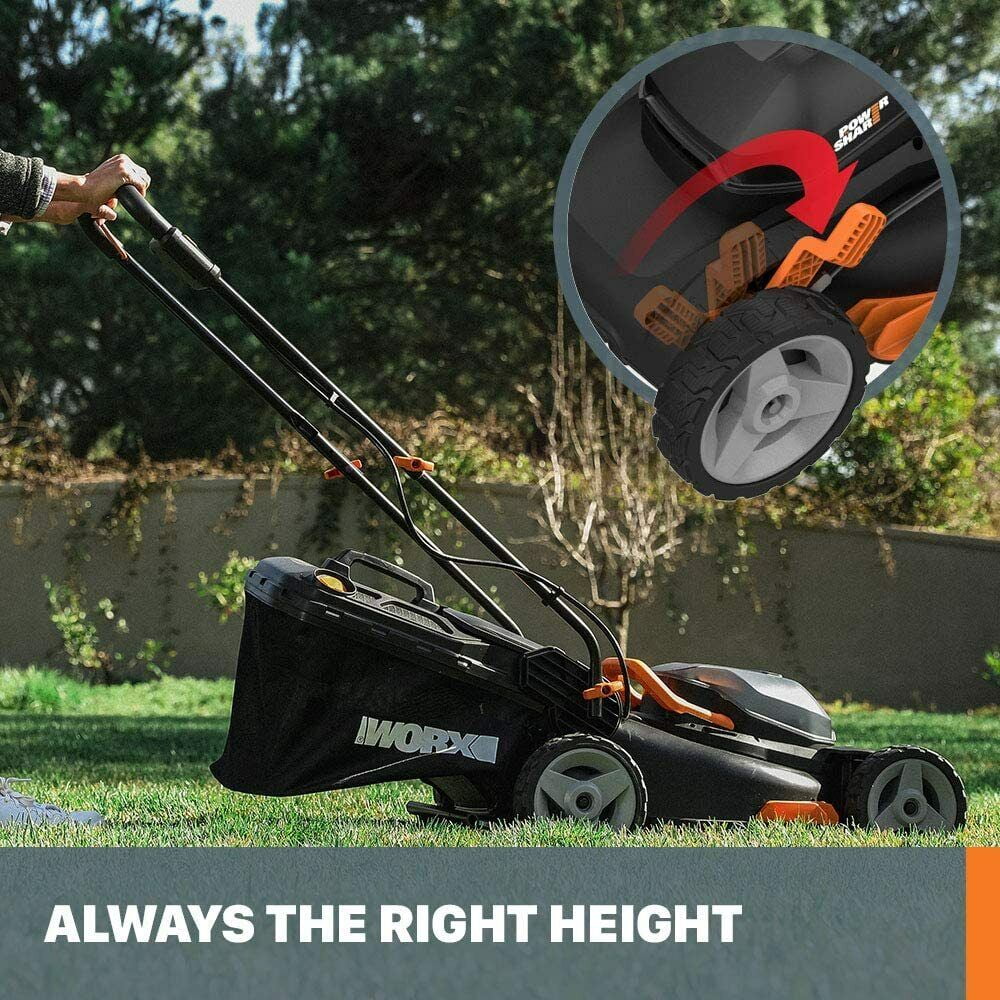 Worx WG743 40V Power Share 4.0Ah 16" Cordless Lawn Mower (Battery & Charger Included)