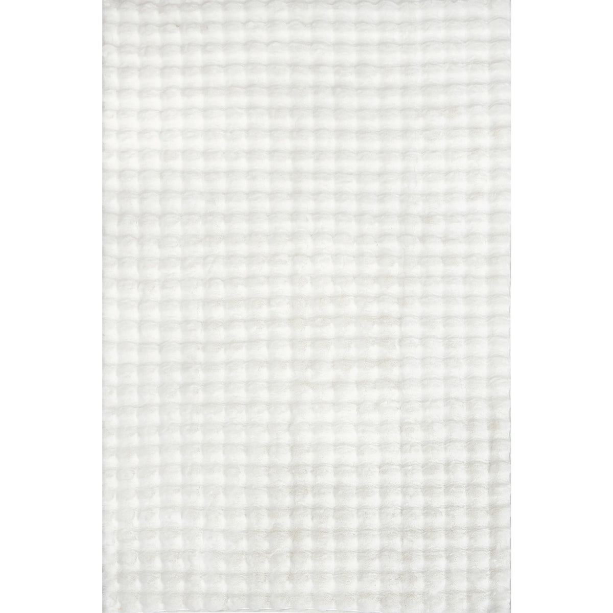 nuLOOM Jeni SuperiorWash Solid Faux Rabbit Machine Washable Area Rug, 2' 6" x 8', Runner, Jeni Grey