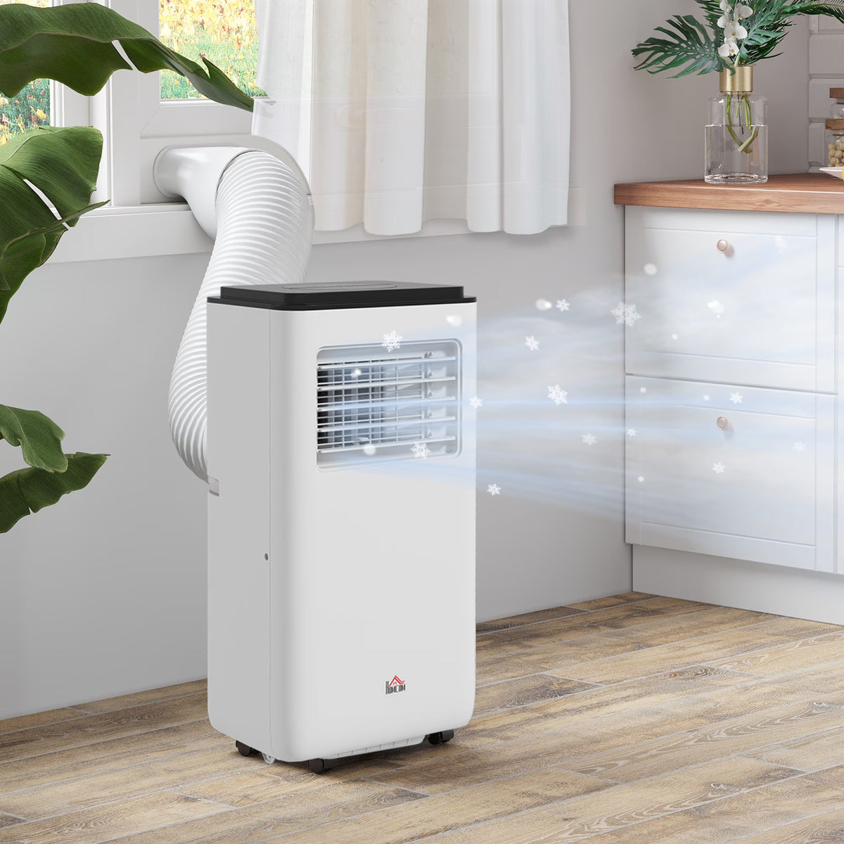 HOMCOM 8000 BTU 344 Sq Ft Portable Air Conditioner, Black