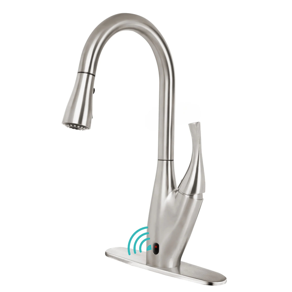 Dual-sensor Pull Down Touchless Kitchen Faucet