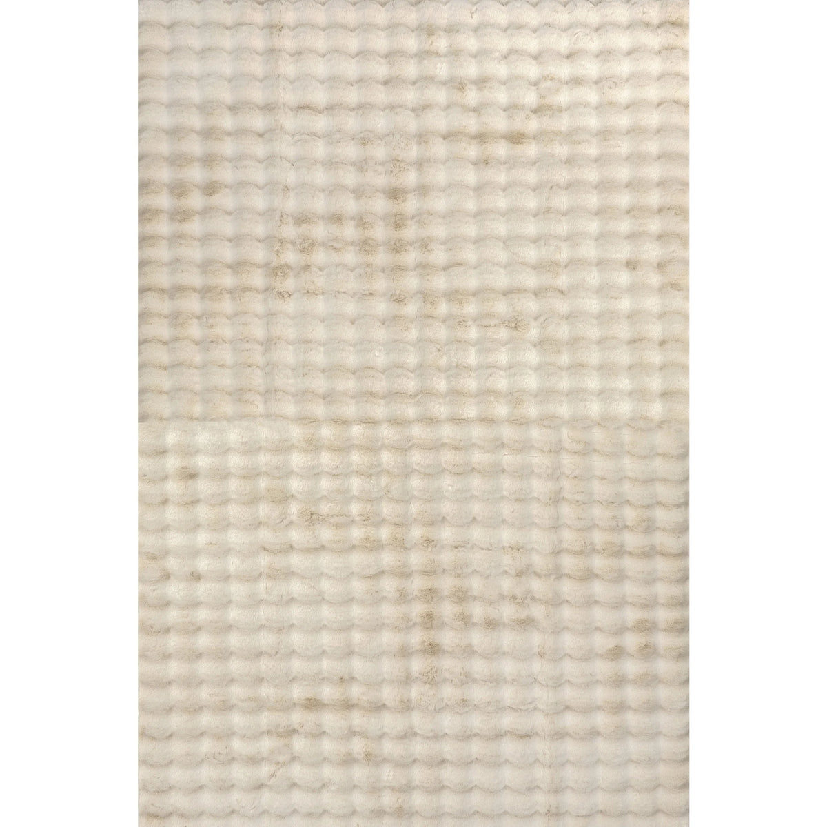 nuLOOM Jeni SuperiorWash Solid Faux Rabbit Machine Washable Area Rug, 2' 6" x 8', Runner, Jeni Grey