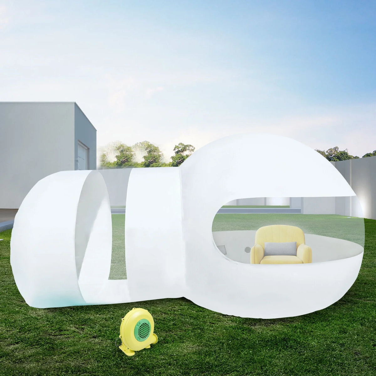 Bubble Tent Inflatable Bubble Tent Camping Hiking Dome House Tent Inflatable Bubble Tent w/Air Blower