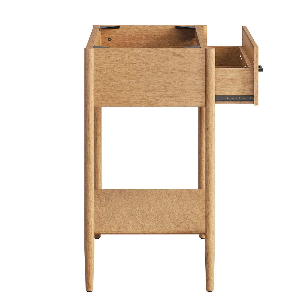 Modway Zaire 30" Bathroom Vanity Cabinet (Sink Basin Not Included) in Walnut