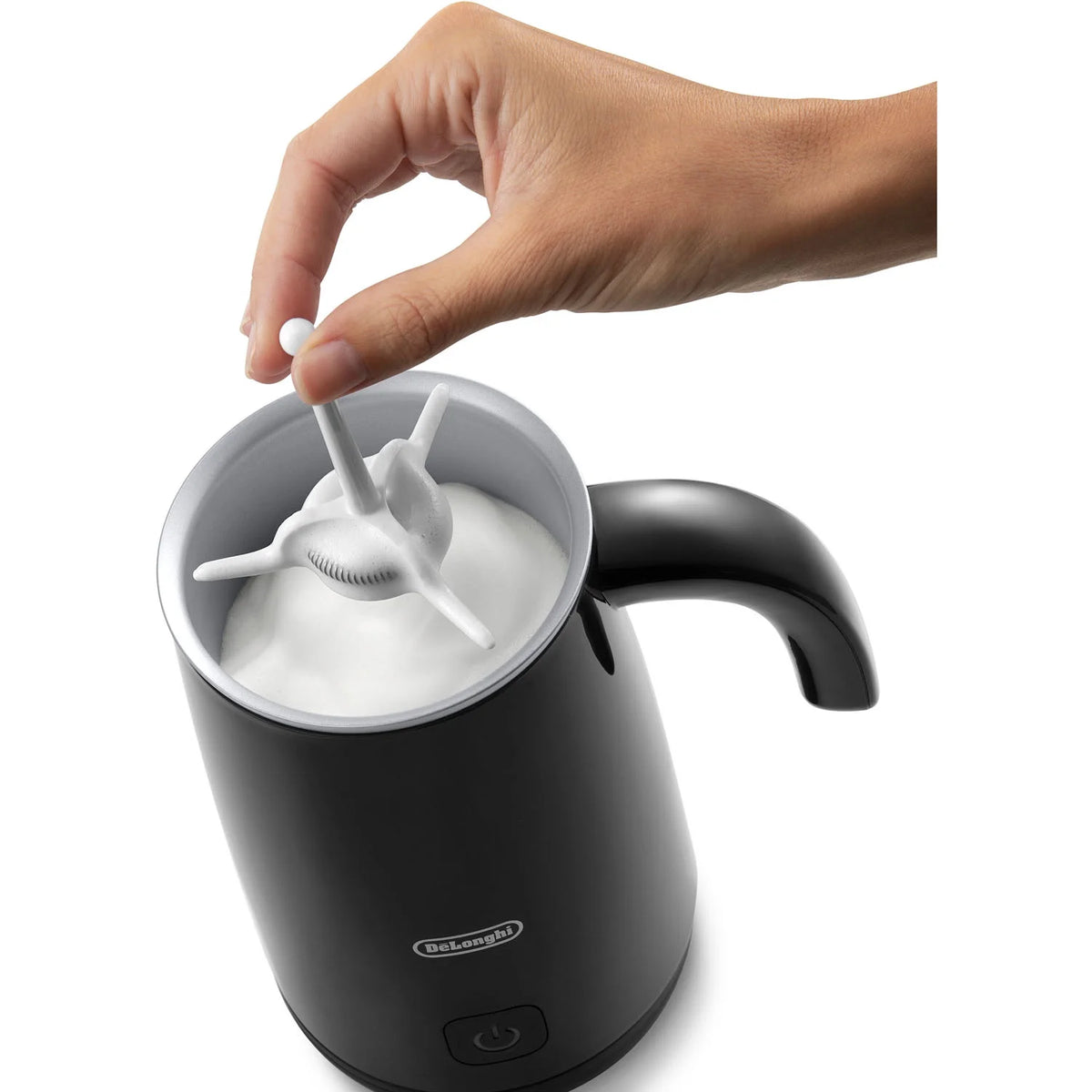 De'Longhi Electric Milk Frother with Hot and Cold Function