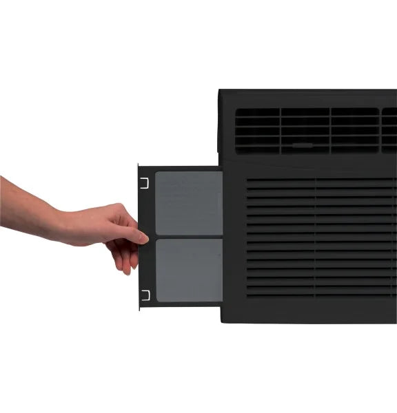 GE? 6,000 BTU Electronic Window Air Conditioner for Small Rooms up to 250 sq ft., Black