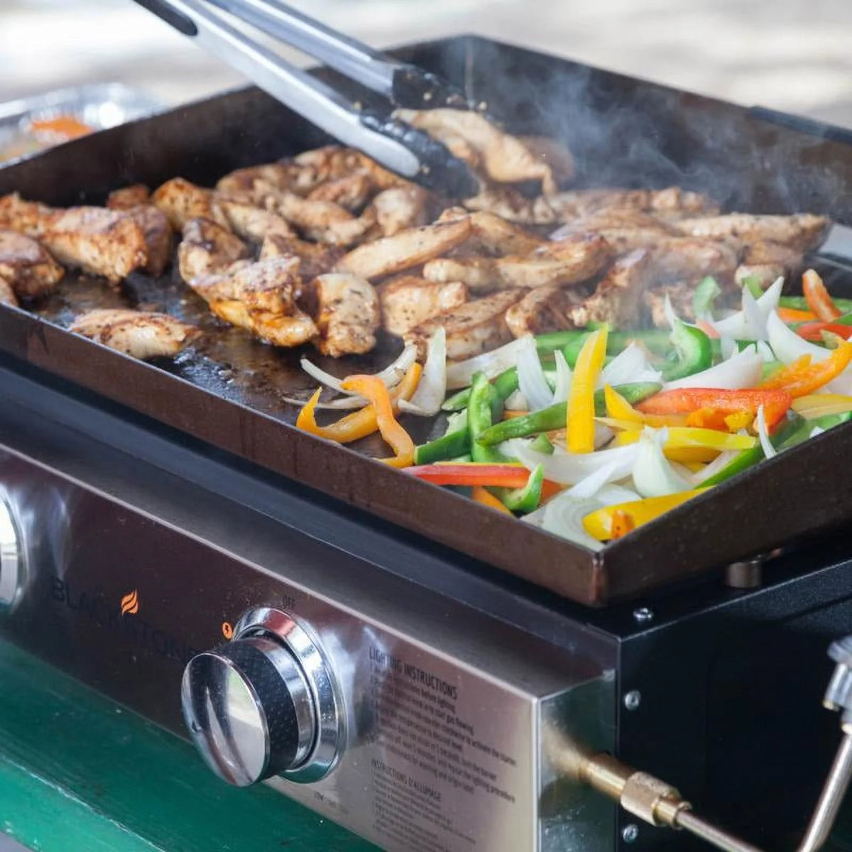 Blackstone 2-Burner 22'' Tabletop Griddle with Stainless Steel Front