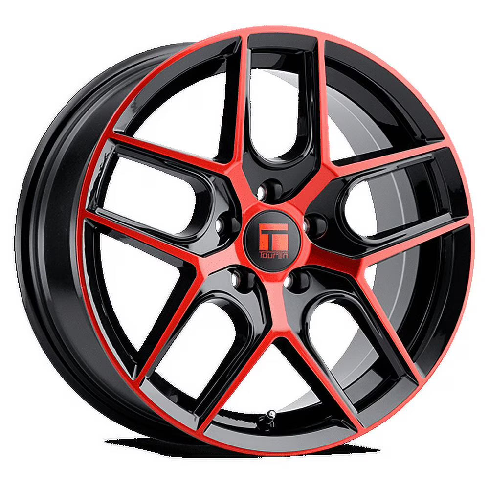 Touren Tr79-3279 20X9 5X112 35Et 66.56Cb Gloss Black W/ Red Tinted Face