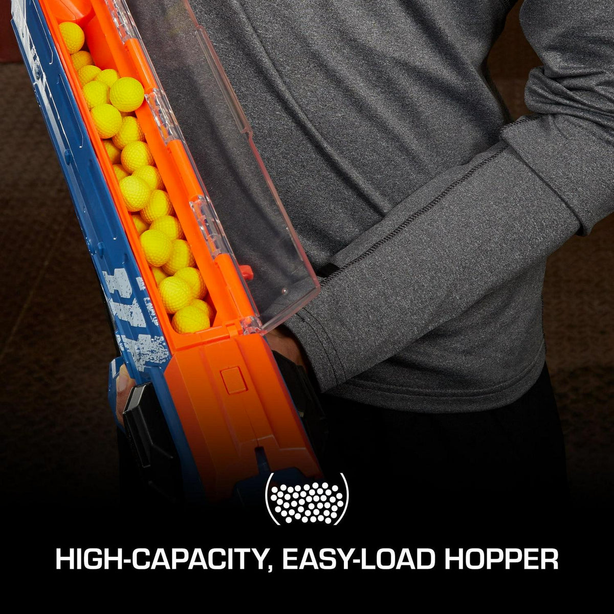 Nerf Rival Perses MXIX-5000 Team Blue Motorized Kids Toy Blaster with 50 Ball Dart Rounds for Ages 14 and Up